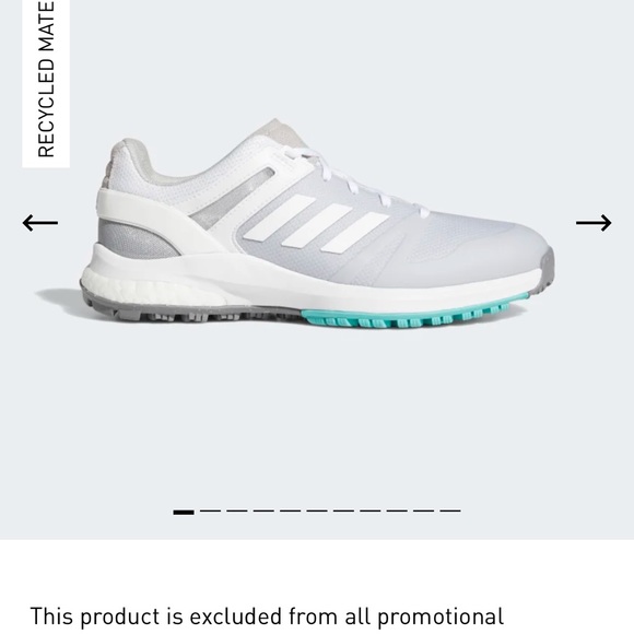 Adidas Womens Golf Shoes size 10 spikeless - Picture 6 of 8